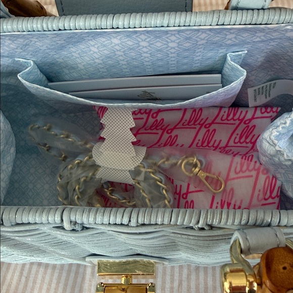 Lilly Pulitzer Leena Top Handle Bag in Blue - Picture 11 of 14